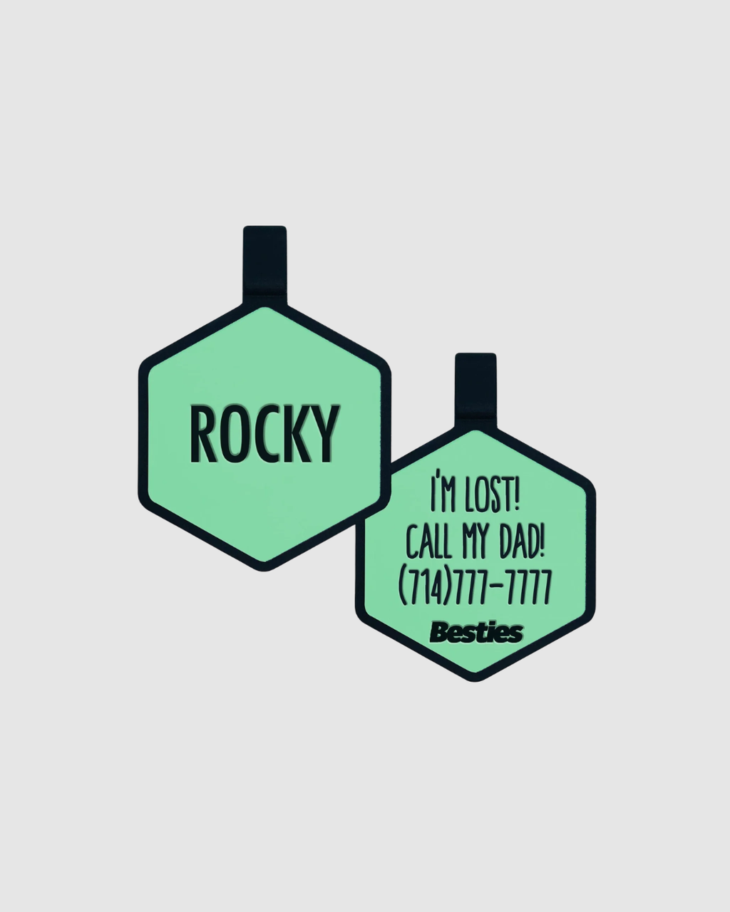 Besties Silicone Tag