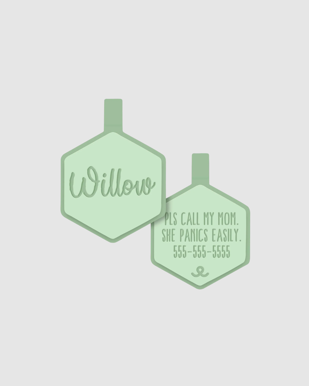 Besties Silicone Tag