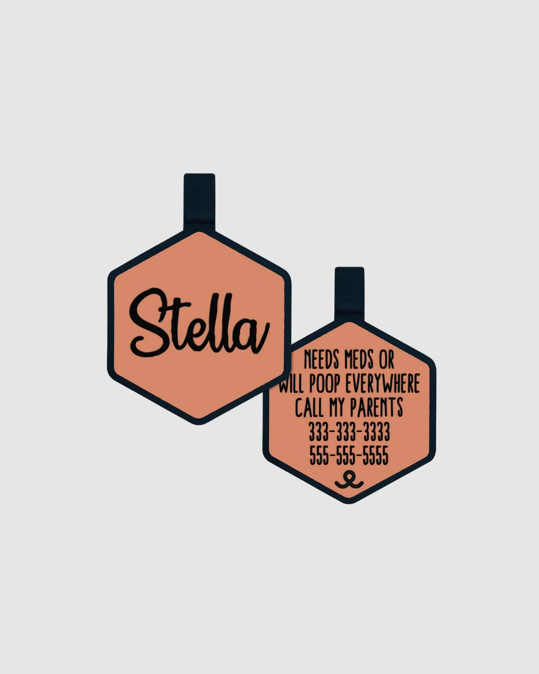 Besties Silicone Tag